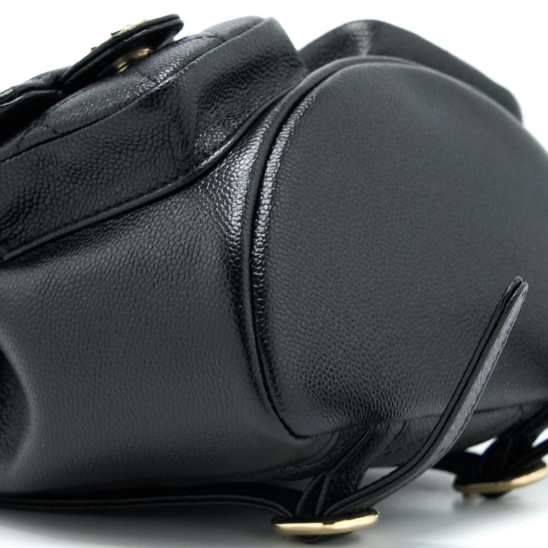 Chanel 23P Mini Triple Pack Backpack Caviar Black LGHW (Microchip)