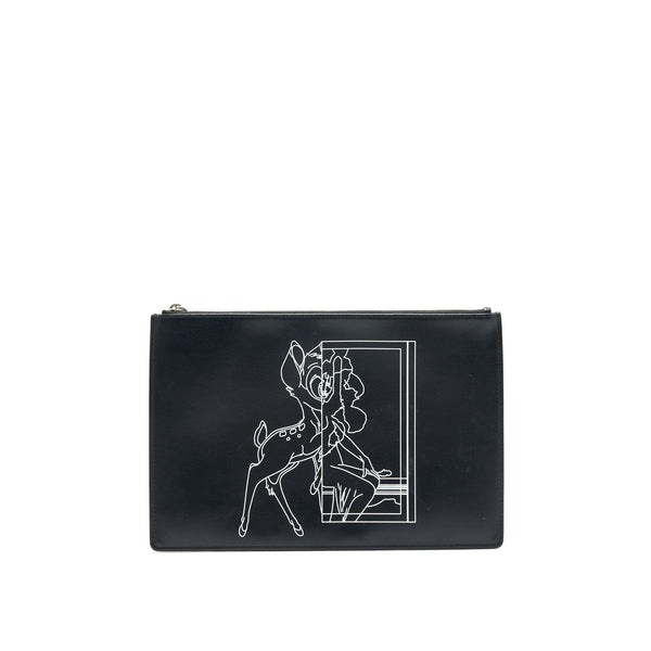 Givenchy Bambi Clutch Black / White