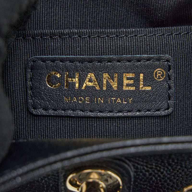 Chanel 23P Mini Triple Pack Backpack Caviar Black LGHW (Microchip)