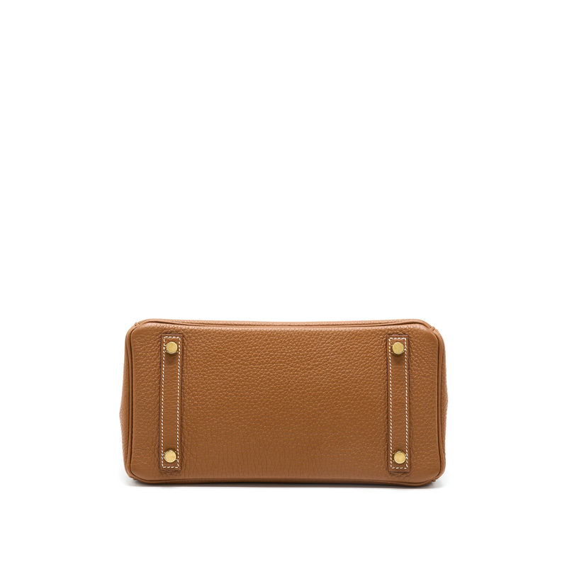 Hermes Birkin 25 Togo Gold GHW Stamp C