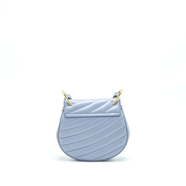 Chloe Mini Drew Bijou in Light Blue GHW