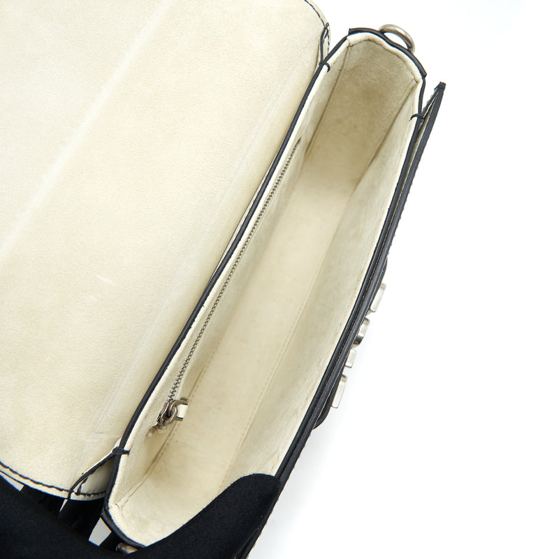 Dior Medium Dior Evolution Bag White with SHW