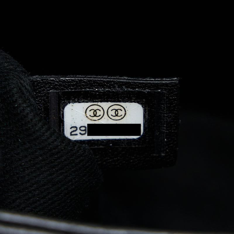 Chanel Small Coco Handle Aged Calfskin So Black With Black Hardware