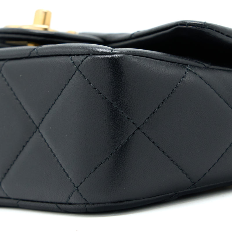Chanel My Perfect Mini Flap Bag Black GHW (Microchip)