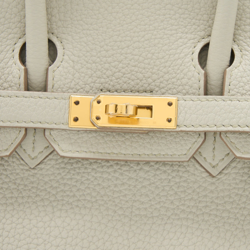 Hermes Birkin 25 Togo Beton GHW Stamp U