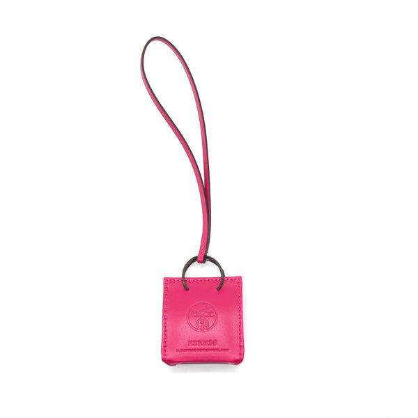 Hermes paper best sale bag charm