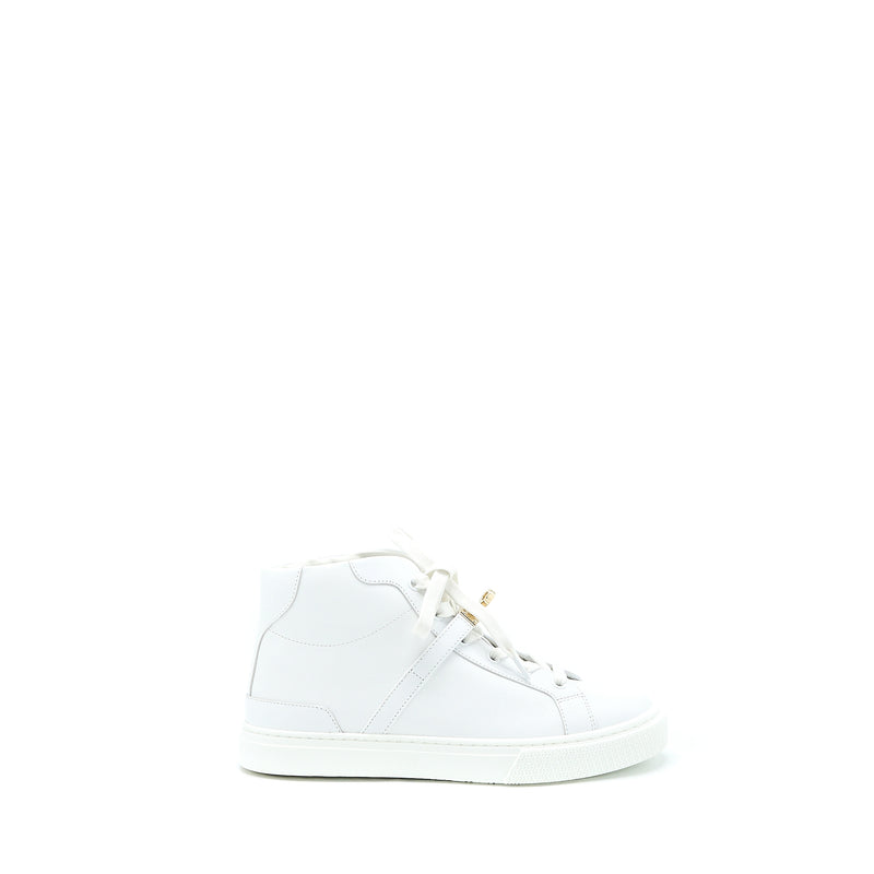 Hermes Size 37 Daydream Sneaker Kelly Buckle Calfskin Blanc LGHW
