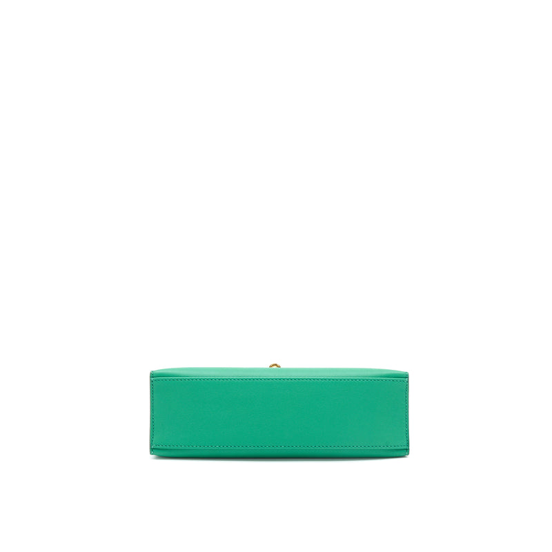 Hermes Kelly Pochette Swift U4 Vert Vertigo GHW Stamp C