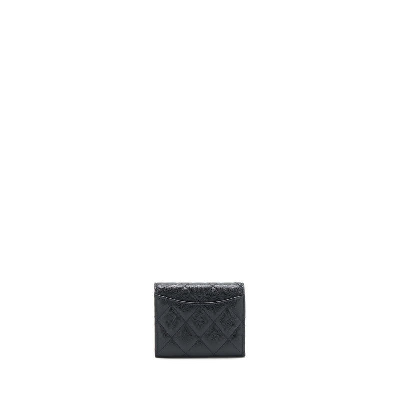 Chanel Classic Card holder with Chain Caviar black LGHW