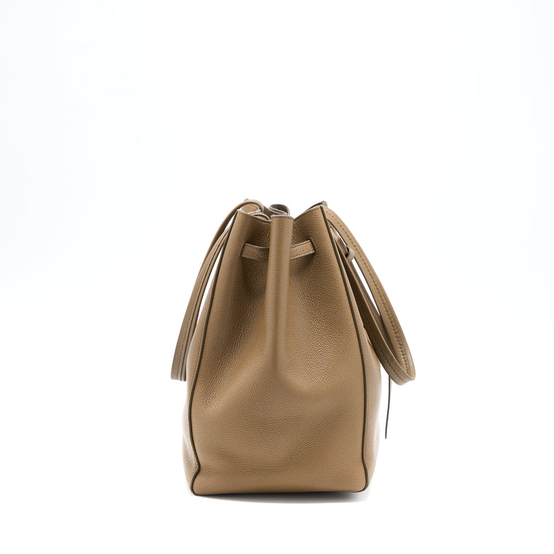 Celine Calfskin Small Cabas Phantom Bag Taupe