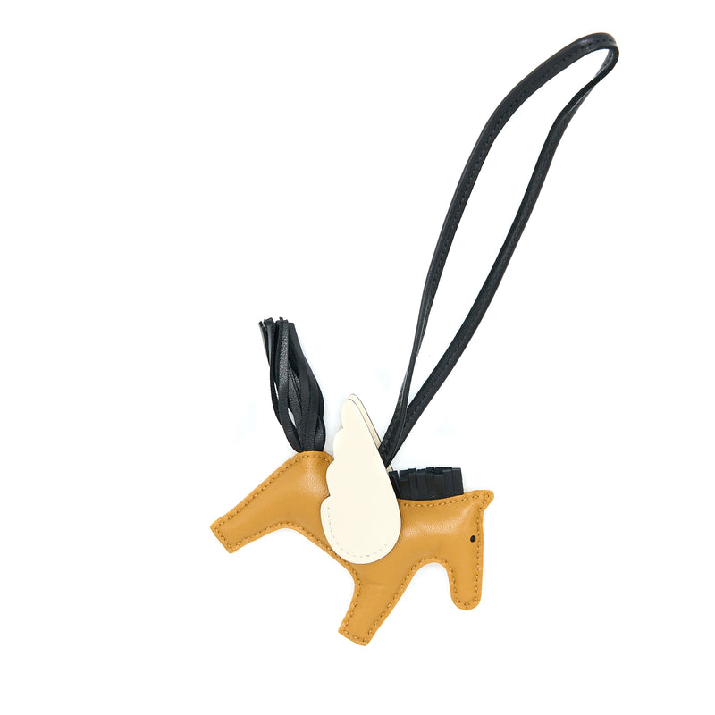 Hermes Rodeo Pegase PM Bag Charm Chia/Noir/Nata