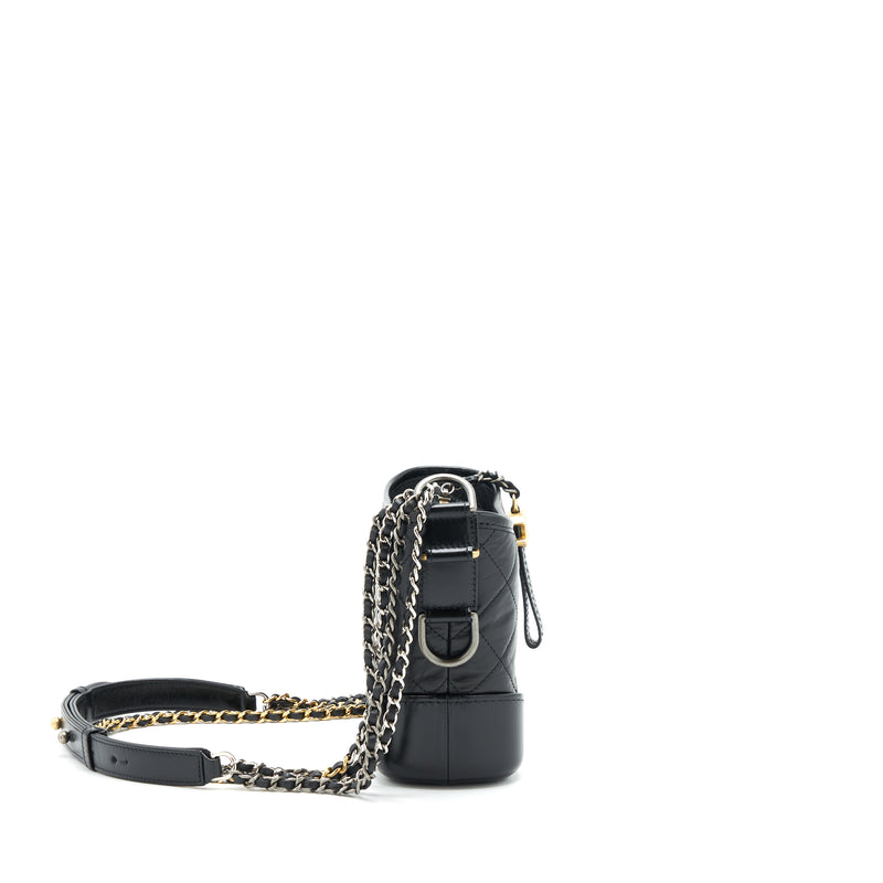 Chanel Small Gabrielle Hobo Black bag Gold/Sliver Hardware