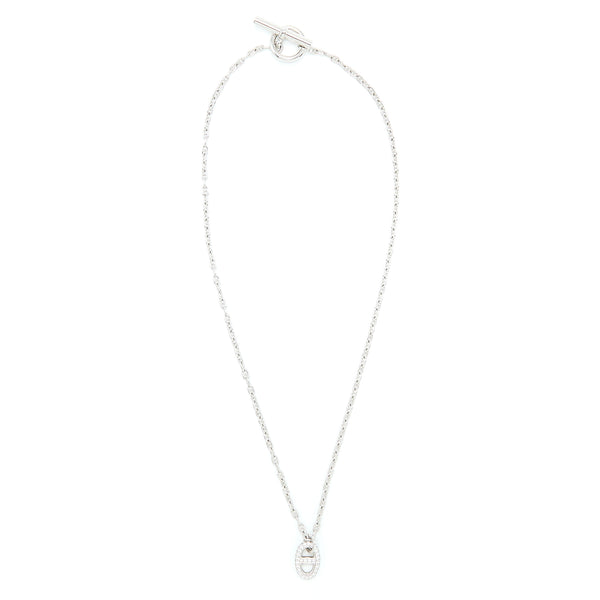 Hermes Small Model New Farandole Pendant White Gold With Diamonds