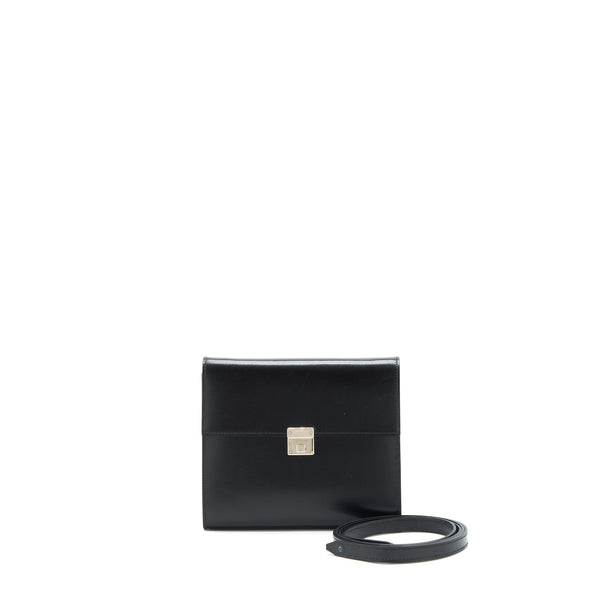 Hermes Clic 16 Wallet box Calfskin black SHW Stamp D