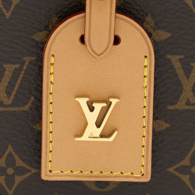 Louis Vuitton Boite Chapeau Necklace/Mini Chain Bag Monogram Canvas GHW