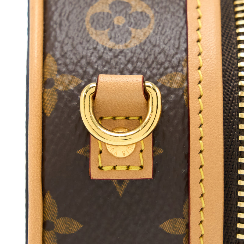 Louis Vuitton Boite Chapeau Necklace/Mini Chain Bag Monogram Canvas GHW