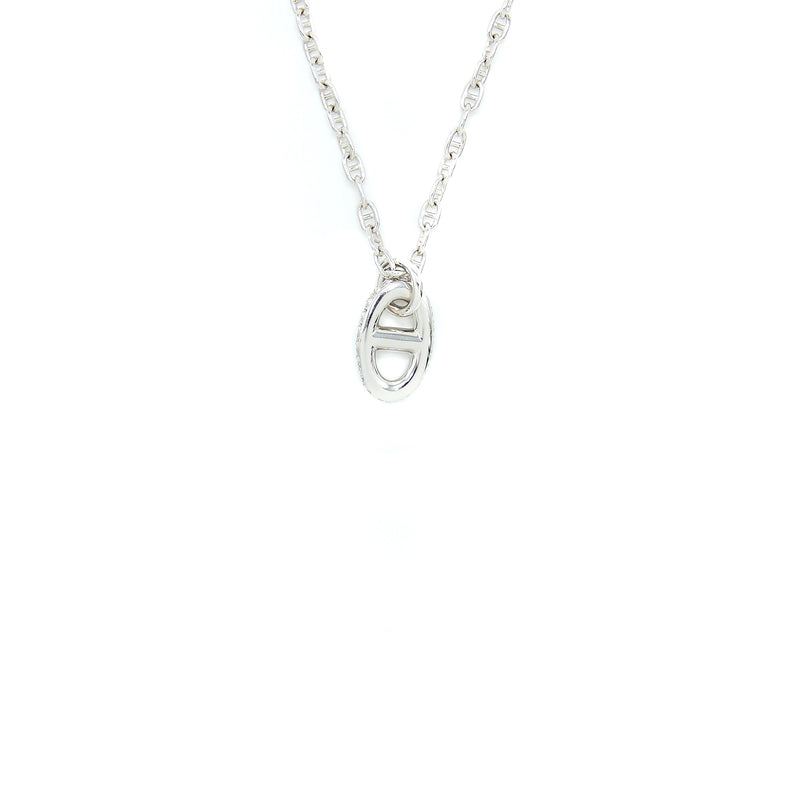 Hermes Small Model New Farandole Pendant White Gold With Diamonds
