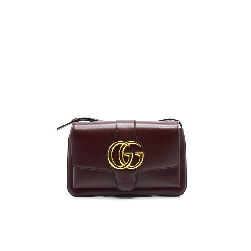 Gucci Arli Small Shoulder Bag Burgundy with GHW