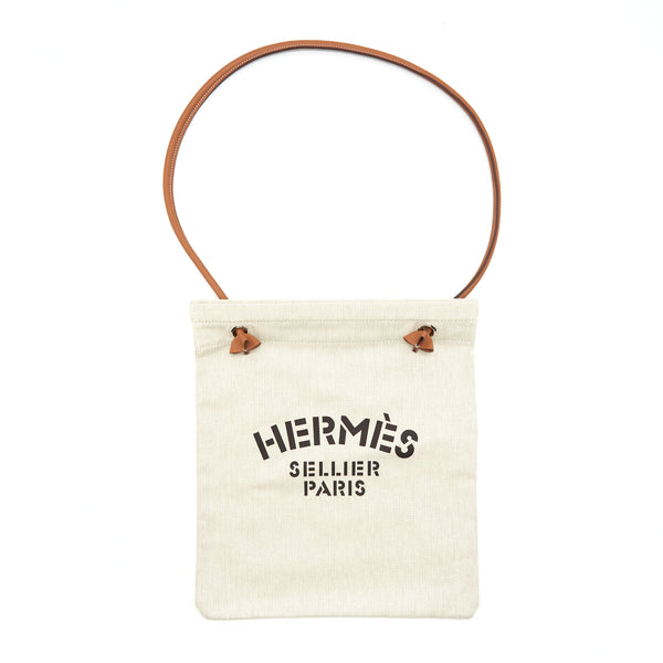 Hermes Aline Grooming Bag Gold/ Craie Stamp Z