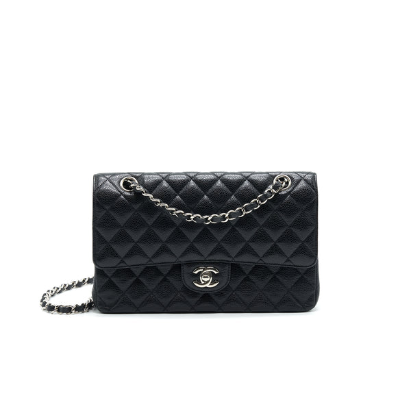 CHANEL MEDIUM CLASSIC DOUBLE FLAP CAVIER SHW