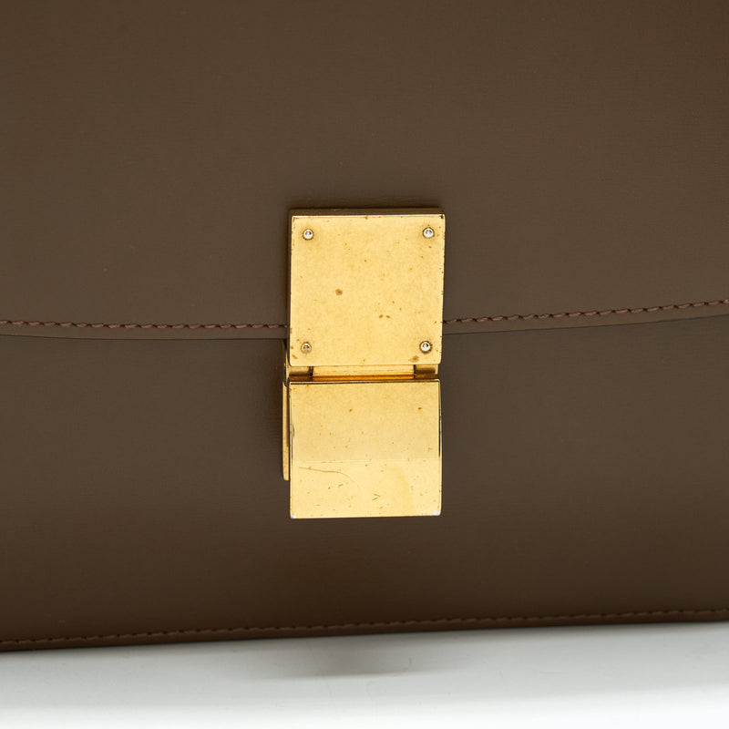 Celine Classic Medium Box Bag in Caramel