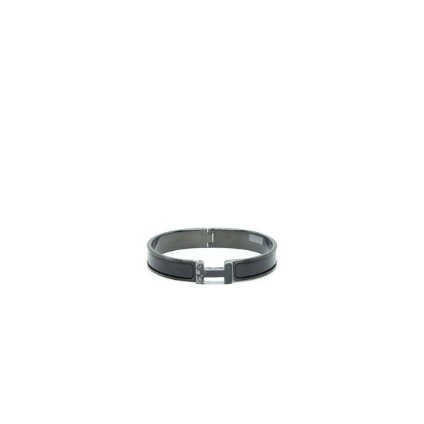 Hermes Size T6 Men’s Clic HH Bracelet Mat So Black
