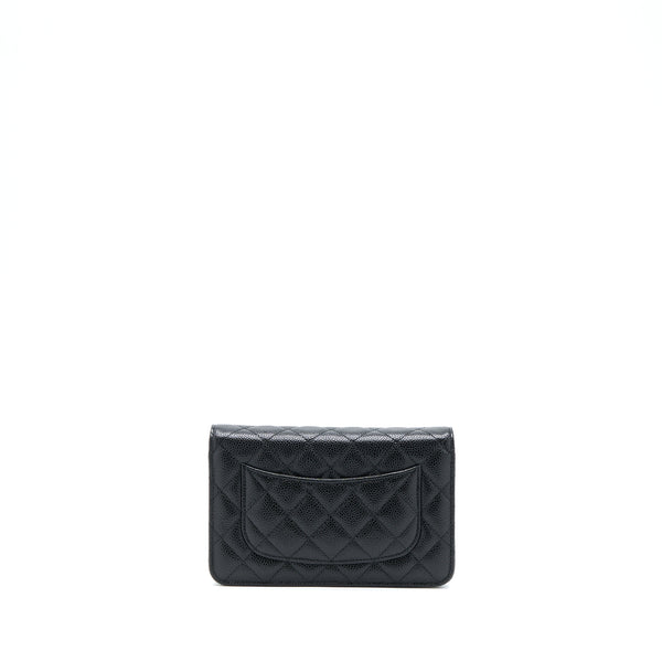 Chanel Classic Wallet On Chain Caviar Black GHW