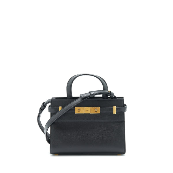 Saint Laurent/YSL Manhattan Nano Shopping Bag Calfskin Black GHW