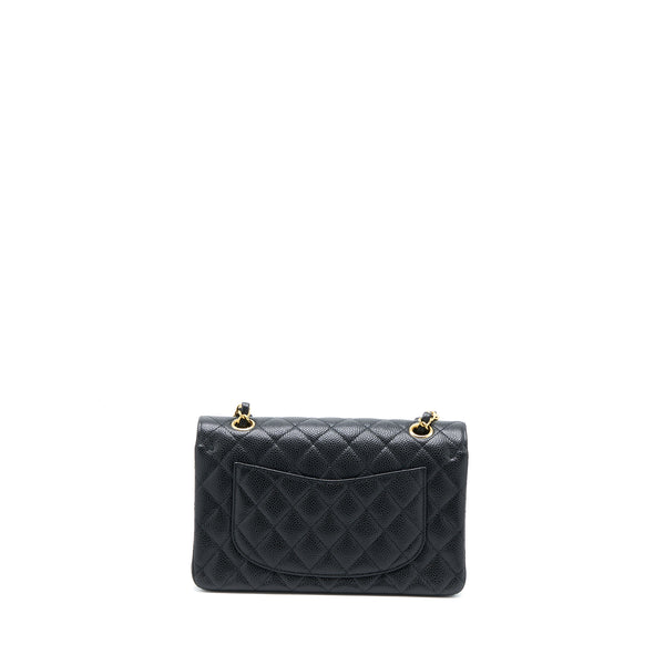 Chanel Small Classic Double Flap Bag Caviar Black GHW (Microchip)