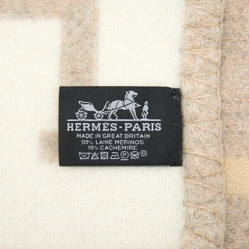 Hermes Avalon Throw Blanket Camomille