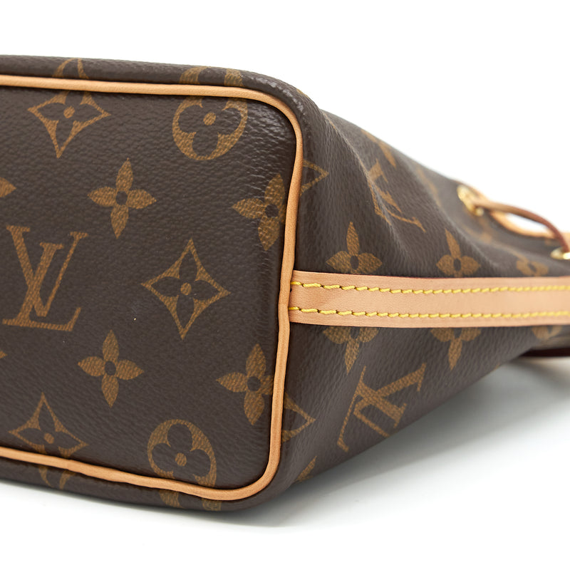 Louis Vuitton Nano Noe Monogram Canvas GHW