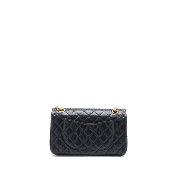 Chanel Small 2.55 Reissue Flap Bag Aged Calfskin Black GHW