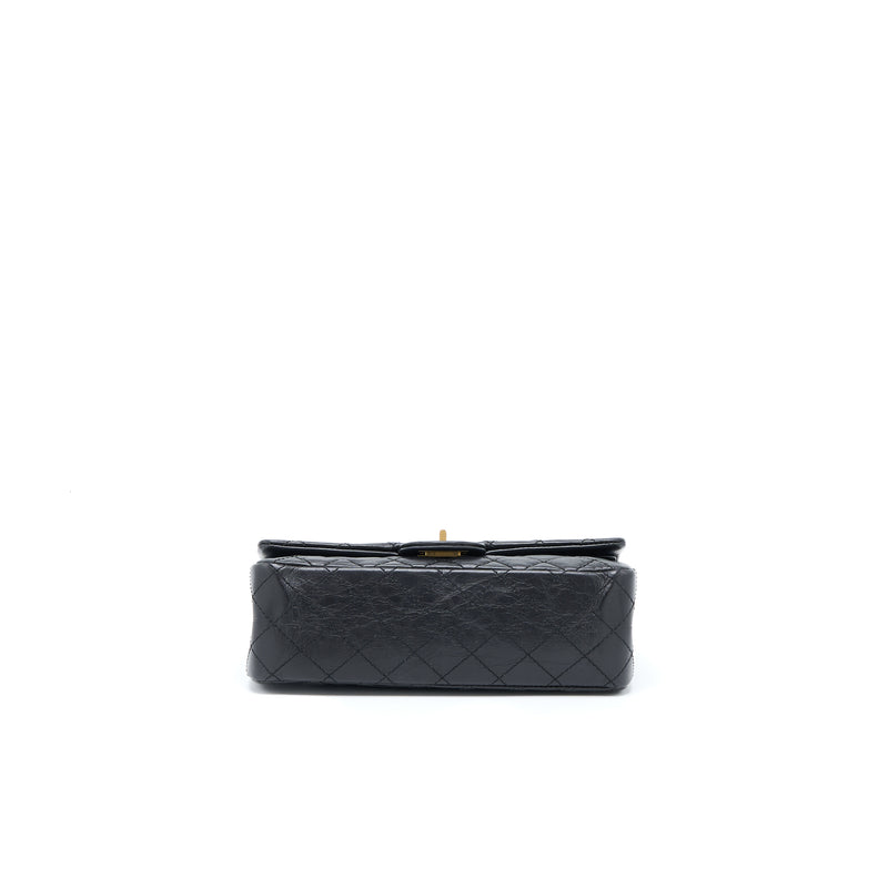 Chanel Small 2.55 Reissue Flap Bag Aged Calfskin Black GHW