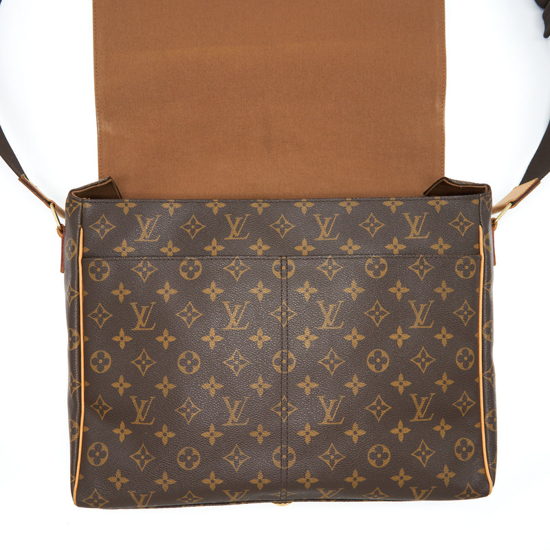 Louis Vuitton Messenger Crossbody Bag Monogram Canvas GHW