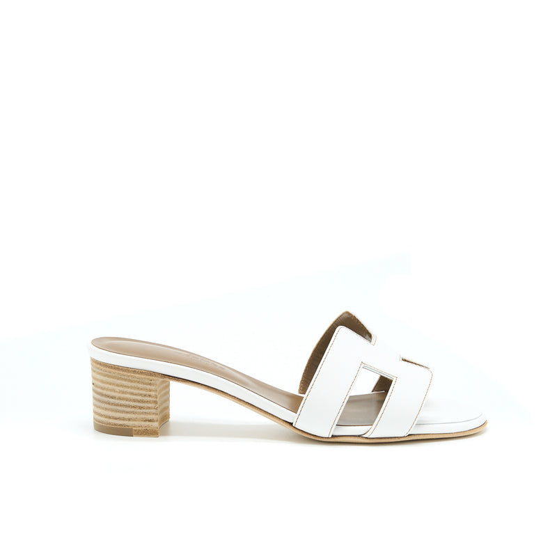 Hermes Size 36 Sandal Oasis White