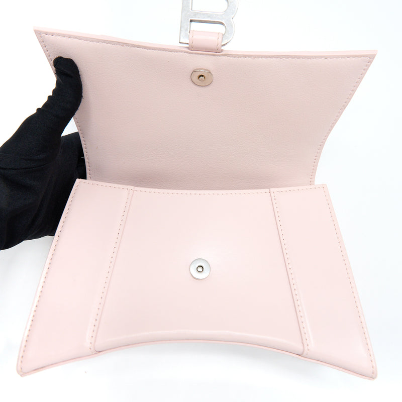 Balenciaga Hourglass S Calfskin Pink SHW