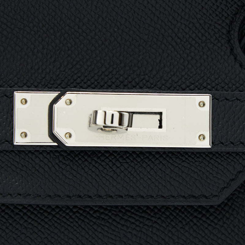 Hermes Birkin 30 Retourne Epsom Black SHW Stamp C