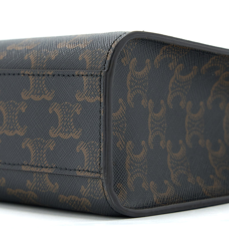 Celine Vertical Cabas Triomphe Canvas GHW