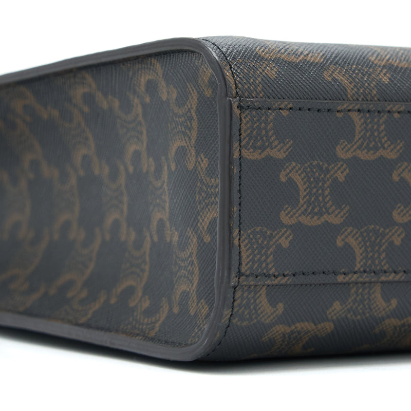 Celine Vertical Cabas Triomphe Canvas GHW