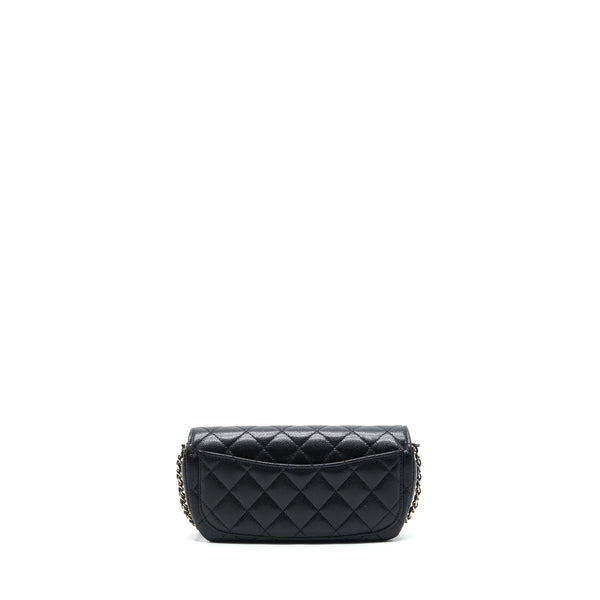 Chanel mini Glass case bag caviar black LGHW