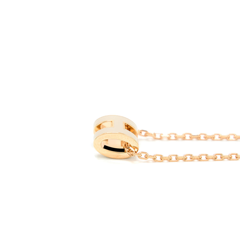 Hermes Mini Pop H Pendant Marron Glacé RGHW