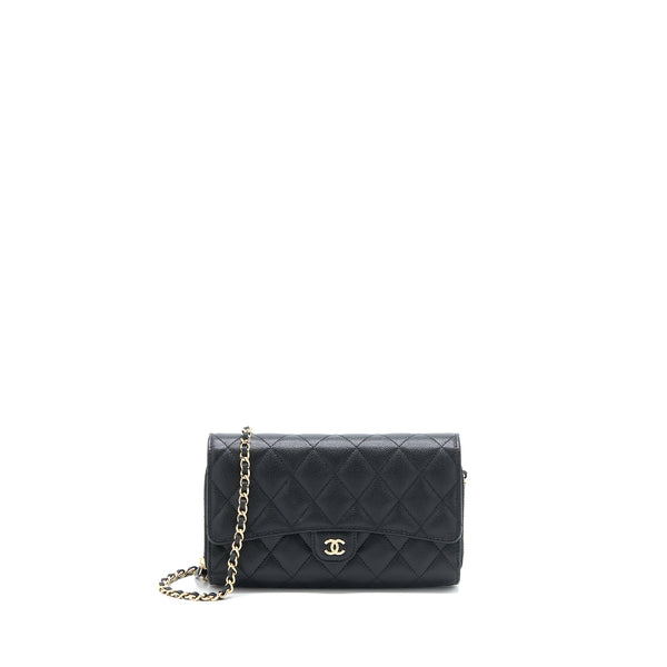 Chanel 3 in 1 Wallet on Chain Caviar Black LGHW
