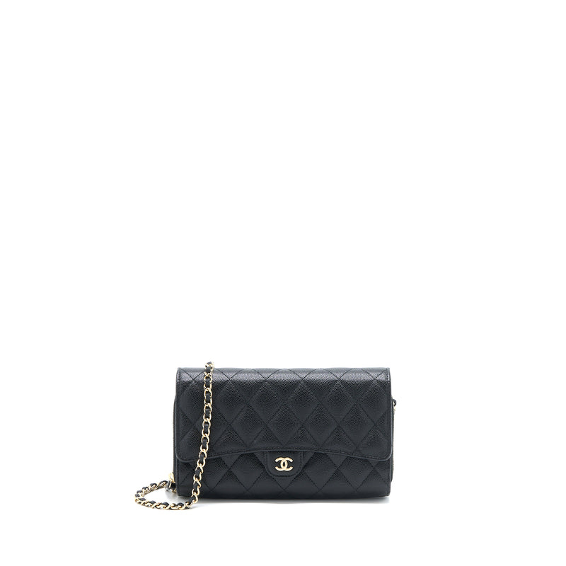 Chanel 3 in 1 Wallet on Chain Caviar Black LGHW