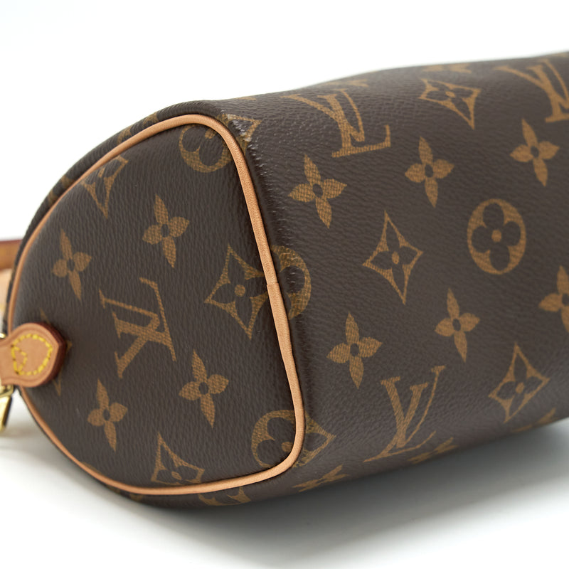 Louis Vuitton Nano Speedy Monogram Canvas GHW