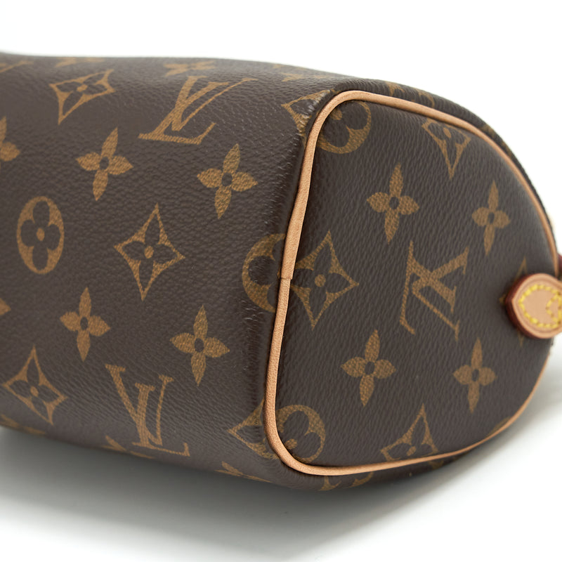 Louis Vuitton Nano Speedy Monogram Canvas GHW