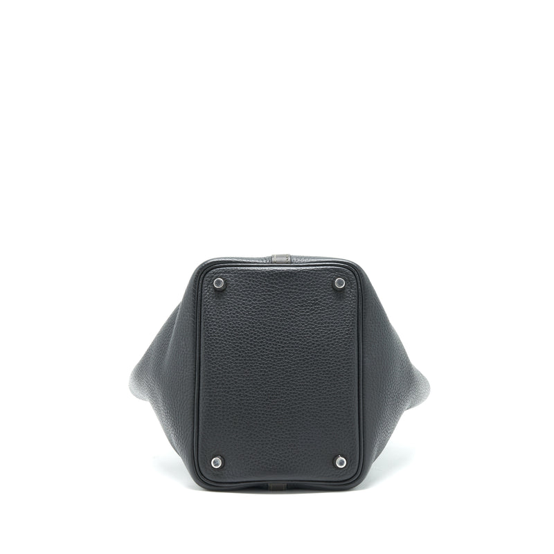 Hermes picotin 18 Lock Bag Dark Grey SHW stamp square R