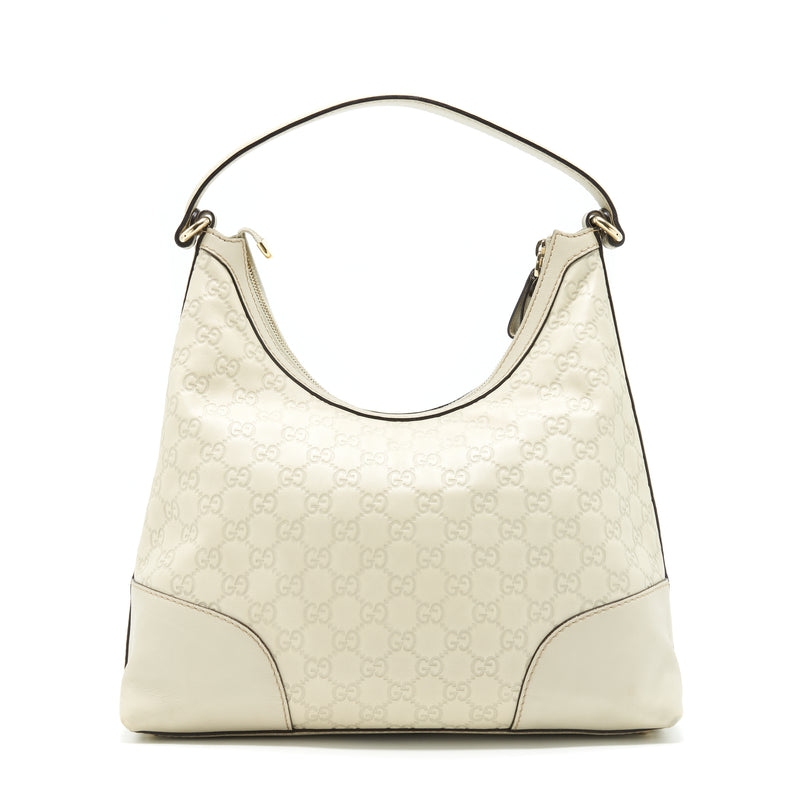 Gucci Vintage Shoulder Bag White/Extra Wallet