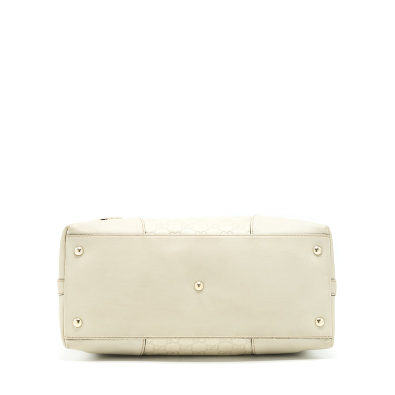 Gucci Vintage Shoulder Bag White/Extra Wallet