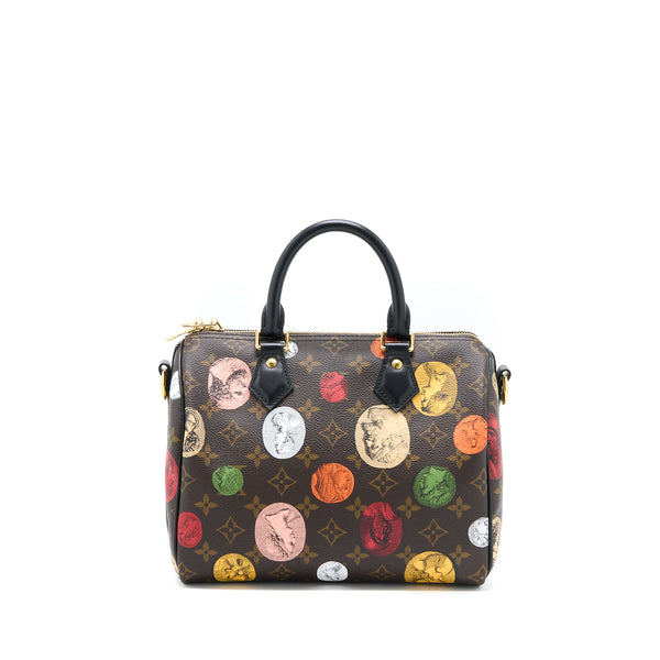 Louis Vuitton x Fornasetti Speedy Bandouliere 25 Multicolour Monognram Canvas GHW (New Version)