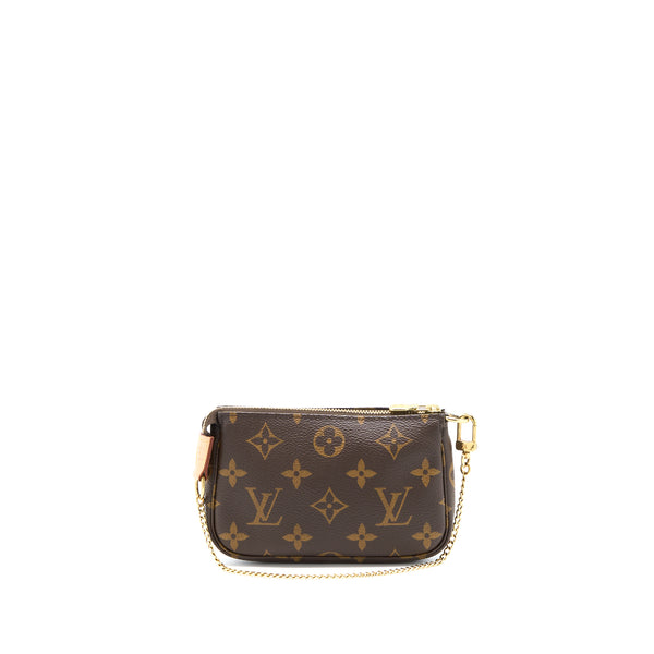 Louis Vuitton Mini Pochette Monogram Canvas GHW